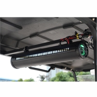 27 pouces nouveau Design cylindrique 8 pièces haut-parleur lumières LED voiturette de golf barre de son UTV/ATV/bateau/chariot Mini barre de son