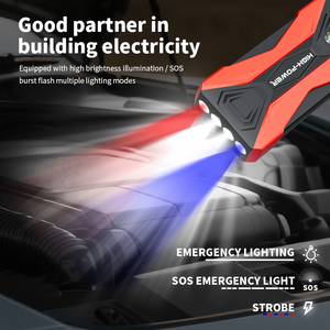 6000mAh Power Bank di emergenza con Kit di attrezzi cavo dati 3-in-1 <span class=keywords><strong>accendisigari</strong></span> senza fili noi adattatore luci LED <span class=keywords><strong>auto</strong></span> salto di avviamento - Product Image 6