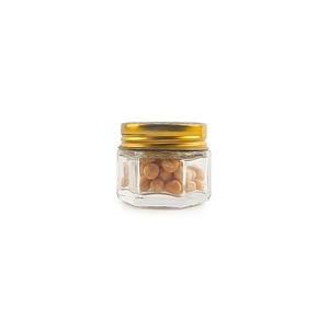 Mini Frasco de Vidrio Transparente Hexagonal de 15 ml para Almacenamiento de Alimentos, con Tapa Metálica de Rosca - Product Image 2