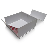 Boîtes en carton rigide pliables à fermeture magnétique écologiques en gros avec revêtement UV pour l'emballage de cadeaux de mariage