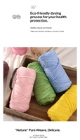 200g Nouveau Fil Mélangé Polyester/Acrylique Super Épais Fantaisie Modèle Z13 pour Tricot Manuel DIY, Tissage, Blanchi, pour Sacs et Tapis, à Tricoter Grossièrement