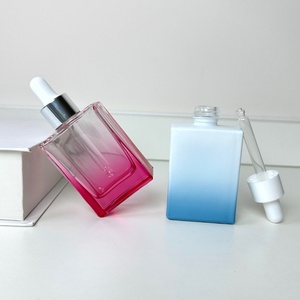 30ml, <span class=keywords><strong>50ml</strong></span>, 100ml, 120ml trong suốt phẳng vuông hình chữ nhật mỹ phẩm Chai Thủy Tinh rỗng Nước hoa nhỏ giọt dầu Huyết thanh chai - Product Image 5