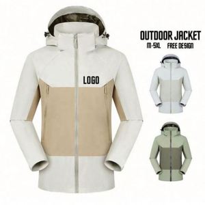 2024 Men's Custom Coated Work <b>Jacket</b> Waterproof Camouflage Winter Windbreaker for Outdoor Hiking Formal Pullover Warm Clothing - Product Image 2