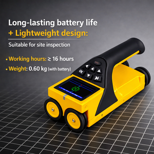 Handscanner für Betonbewehrung, Bewehrungslokalisierer & Abdeckungsdickenmessgerät 1-185 mm, Durchmesser 6-50 mm, USB-Übertragung, 200.000 Punkte - Product Image 3