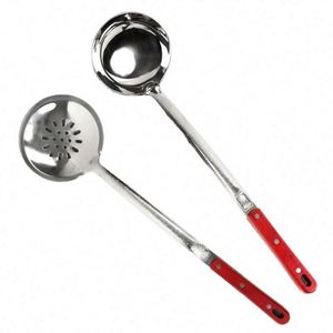 Reusable Kitchenware 201 Stainless Steel Kitchen Cooking Utensil Set Soup Ladle Slotted Pasta and Turner Cooking Tool - Product Image 1