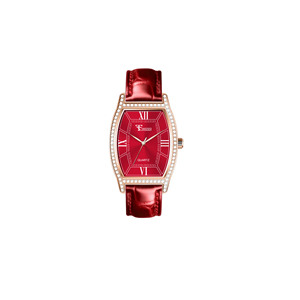 Reloj de Pulsera para Mujer Tonneau Accent, Correa de Cuero, Movimiento de Cuarzo SEIKO, Resistente al Agua, Accesorio de Moda para Múltiples Ocasiones - Product Image 4