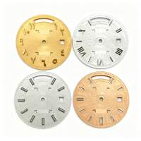 Cadran de montre en or rose et argent de 31 mm pour mouvement 8285, sans luminescence, accessoires de modification de montre