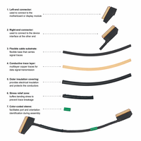 0C020038600 KE612 Kabel IO untuk Lenovo ThinkPad E16 Gen 1 Laptop IO Port Flex Wire 40 Pin Sesuai RoHS Kabel Pita FPC OEM