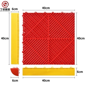 Modular gạch lát sàn chống trượt PP PVC nhựa sàn thảm lồng vào nhau nhà để xe gạch lát sàn cho xe chi tiết cửa hàng Hội thảo 1.8cm - Product Image 6