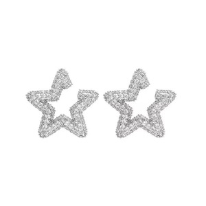 Orecchini a Stella Aperta Lucidi ed Eleganti, Gioielli per Orecchie da Donna, per Uso Quotidiano, Outfit da Festa, Accessorio Regalo - Product Image 5