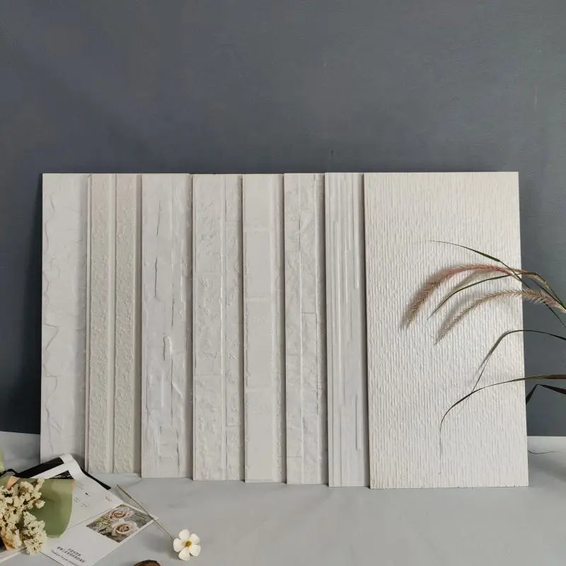 Commercio all'ingrosso bianco 3d artificiale stack artistico mattonelle di mattoni 300x600mm cultura pietra fuori porta piastrelle di pietre naturali