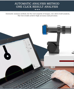 Optische automatische waterdruppelhoektester Automatische contacthoekgoniometer Optisch meetinstrument - Product Image 3