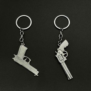 พวงกุญแจปืนจำลองคุณภาพสูง ผลิตจากโลหะผสมสังกะสีขนาดเล็ก เหมาะสำหรับเป็นของขวัญส่งเสริมการขาย - Product Image 2