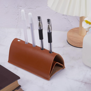 Креативный держатель для ручек из искусственной кожи - Product Image 3