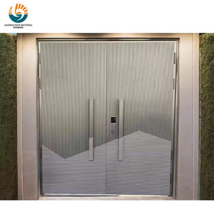 Di alta qualità bianco <span class=keywords><strong>PVC</strong></span> Upvc porta di vetro scorrevole ignifugo suono isolato Interior Design appartamenti casa uffici camere da letto porta - Product Image 2