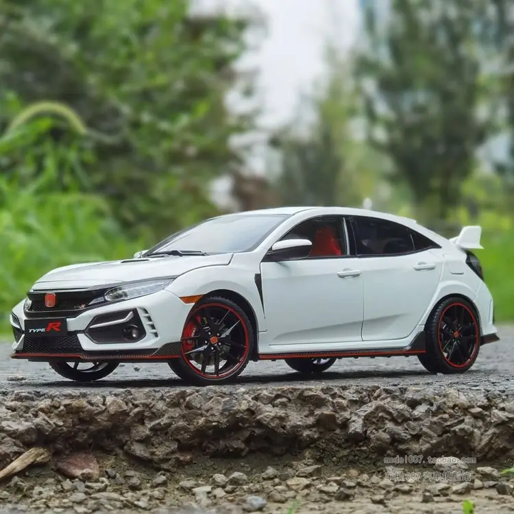 LCD 1:18 2020 Honda civic type-r FK8 alloy diecast ar model Vehicle Model For Collection And Gift