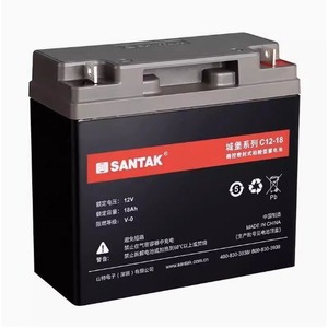 Santak C12-9 12V 9Ah Lead Acid <b>Battery</b> For Security Systems <b>UPS</b> Power Backup - Product Image 4