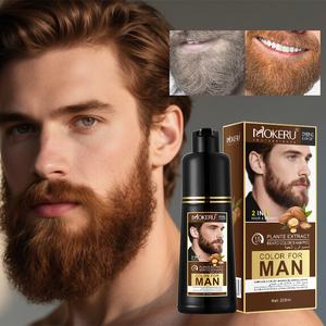 Mokeru 2-in-1 Beard <strong>Color</strong> <strong>Conditioner</strong>, enriched with Moroccan argan oil, provides long-lasting, gentle care for men. - Product Image 4