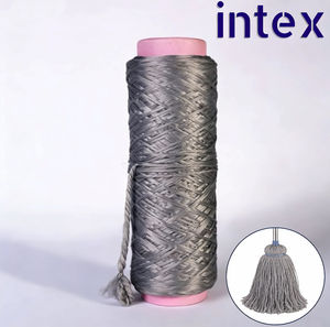 Vente directe d'usine de fil pour tête de balai haute résistance, 100% polyester filé, microfibre de polyester, coton - Product Image 4