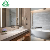 XINSHIYI Ensembles de meubles de chambre à coucher en bois massif de luxe sur mesure pour hôtels 5 étoiles, villas et appartements à Dubaï
