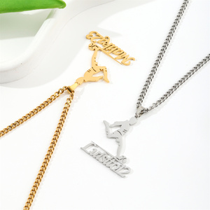 <span class=keywords><strong>Collana</strong></span> personalizzata in acciaio inossidabile <span class=keywords><strong>con</strong></span> calcio ragazzo <span class=keywords><strong>nome</strong></span> <span class=keywords><strong>personalizzabile</strong></span> <span class=keywords><strong>collana</strong></span> in acciaio inox per sportivi ciondolo - Product Image 2