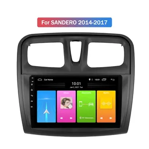 9 Inci untuk Renault Logan 2 2012 2019 Sandero 2 2014 2019 Simbol Radio Mobil Multimedia Pemutar Video Navigasi GPS Android 12
