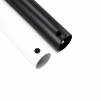 Tige de suspension métallique bicolore Guanghua pour ventilateurs de plafond, surface lisse et enduite pour l'installation de ventilateurs domestiques
