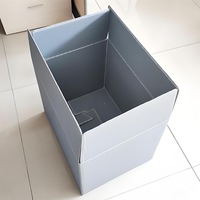 Chine Usine Directe Personnalisé Couleur Pliable PP Creux Feuille Boîtes En Plastique Ondulé Coroplast Empilable Chiffre D'affaires Boîtes