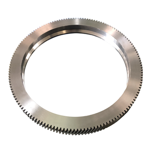 Anneau d'engrenage externe en acier sur mesure de grande taille pour équipement industriel - Product Image 1