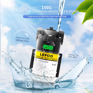 LEFOO 24V Voedselveilige Commerciële Huishoudelijke 100GPD Waterdrukverhogende Pomp Kleine Omgekeerde Osmose Diafragmapomp voor Waterzuiveraar - Product Image 2
