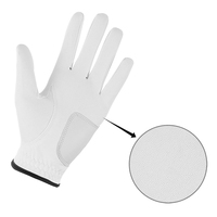 Gants de golf en cuir Cabretta pour homme, de qualité supérieure, pour la main gauche, avec logo personnalisé, technique de peinture et impression sérigraphique