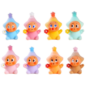 Carino <span class=keywords><strong>cartone</strong></span> <span class=keywords><strong>animato</strong></span> Kawaii Mini floccante stella del bambino mistero sorpresa borsa cieca per bambini giocattolo regalo personaggio bambola figurina per portachiavi - Product Image 5