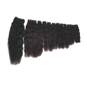 Extensiones de Virgen Remy indio recto Natural de alta calidad 2024, paquete de ondas rectas sedosas de doble trama, superventas exportadas - Product Image 1