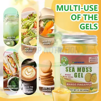 Ausreson OEM Ierse Zeealg Kurkuma Ashwagandha Gel Gevuld Haar Supplement Aardbei Private Label Echte Zeealg Gel