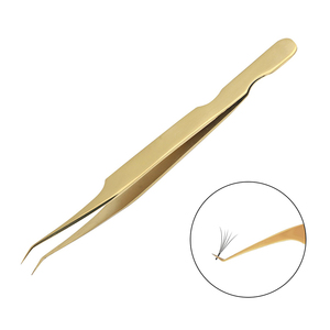 Pinzas para pestañas al por mayor con marca privada, pinzas para pestañas con agarre de diamante, accesorios con logotipo personalizado, herramientas. - Product Image 6