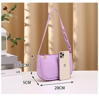 Tas Selempang Wanita ALIC Mewah Model Kotak Kecil dengan Tali Lebar, Tas Messenger, Tas Selempang untuk Wanita Muda