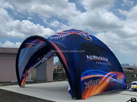 Tente gonflable de cabine de dôme d'air de 6x6M, tentes gonflables promotionnelles faites sur commande d'événement