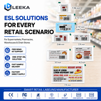 Etiquetas de Precio Electrónicas LEEKA WiFi de 4 Colores con Gestión en la Nube para Tiendas de Cosméticos y 3C, OEM, ODM, Personalizadas