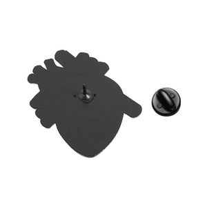 Broche médicale en métal gravée, cerveau, organes humains, cortex cérébral, badge, broche en émail médical pour médecin et infirmière - Product Image 3