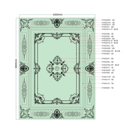 Moulures de plafond décoratives pour villa de luxe, moulures de plafond en polyuréthane, ensemble complet, kit de garnitures de plafond en PU style rococo français