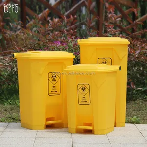 Presilhas de resíduos biométicos e recipientes de resíduos biométicos para descarregamentos médicos