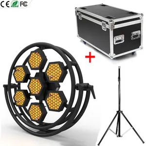 TIITEE Retro Stage Light LED Strobe Blinder Light COB 7pcs 60w Vintage Portman Light P1 Stage Fixture