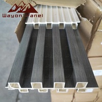 Panel de rejilla Wayon WPC impermeable de grano de madera para revestimiento de paredes interiores/exteriores