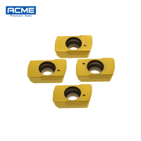 Fraise à faceuse à haute précision en carbure revêtu PVD, fraise à ébavurer carrée, fraise CNC OEM YPHW100308 ACME 65HRC
