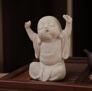 Nuovo Modello di Buddha Maitreya in Resina Cinese Dipinto a Mano per Decorazione Artistica di Armadi Divisori in Sale da Tè e Casa - Product Image 3