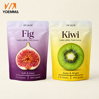 Emballages alimentaires refermables, sachets Doypack en PE mono, sachets à fermeture éclair pour fruits secs, sachets en aluminium auto-scellants