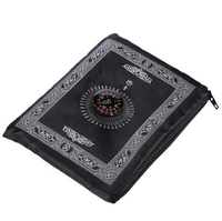 Tapis de Prière Islamique de Poche Portable Imperméable Durable Bon Marché en Gros pour la Décoration de l'Aïd et les Cadeaux