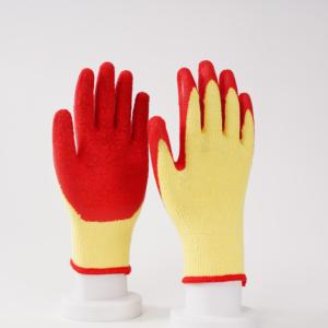 Guantes de Trabajo de Algodón Recubiertos de Látex, Guantes Suaves Recubiertos de Caucho Natural en Venta - Product Image 2
