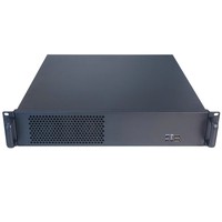 Mincro ATX 2U boîtier de serveur stockage en rack ordinateur PC industriel 2U châssis avec alimentation ATX