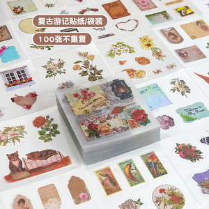Waterdichte Schattige Kapibala Capybara Pet <span class=keywords><strong>Clear</strong></span> Girl Kids Guka <span class=keywords><strong>Sticker</strong></span> 100 Pcs <span class=keywords><strong>Set</strong></span> - Product Image 2